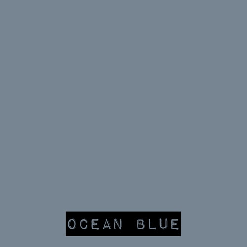 Korst wassen kleur Vintage Paint - Blauwe Krijtverf Mat - Ocean Blue - 700 ml - My Industrial  Interior