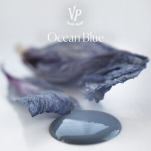 Handgeverfde sample - Blauwe Krijtverf - Vintage Paint - Ocean Blue