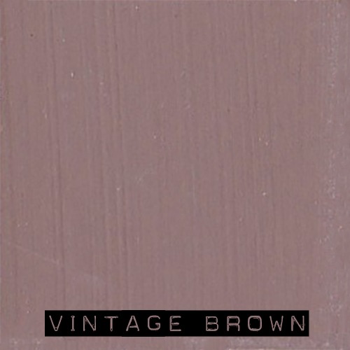 Handgeverfde sample - Bruine Krijtverf - Vintage Paint - Vintage Brown