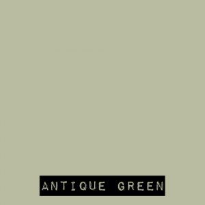 Handgeverfde sample - Groene Krijtverf - Vintage Paint - Antique Green