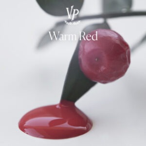 Handgeverfde sample - Rode Krijtverf - Vintage Paint - Warm Red