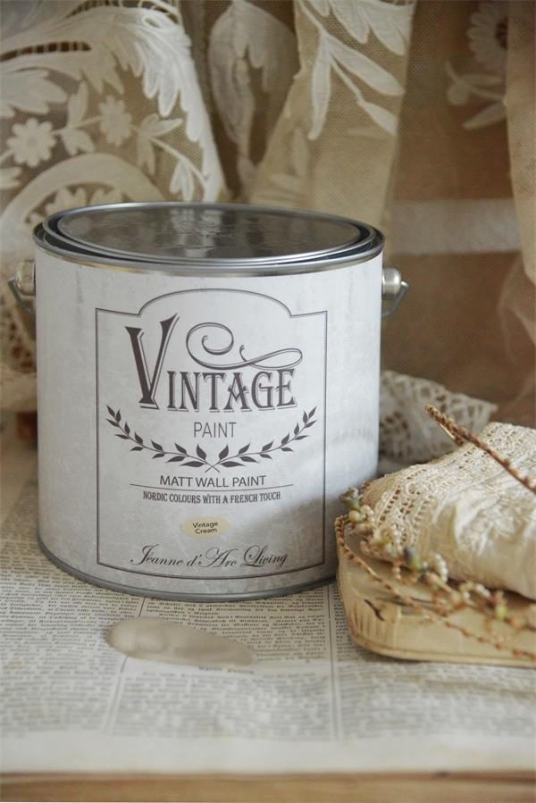 Vintage Paint - Beige Krijtverf Mat - Vintage Cream - 2,5 liter