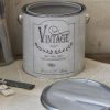 Vintage Paint - Grijze Krijtverf Mat - Old Grey - 2,5 liter