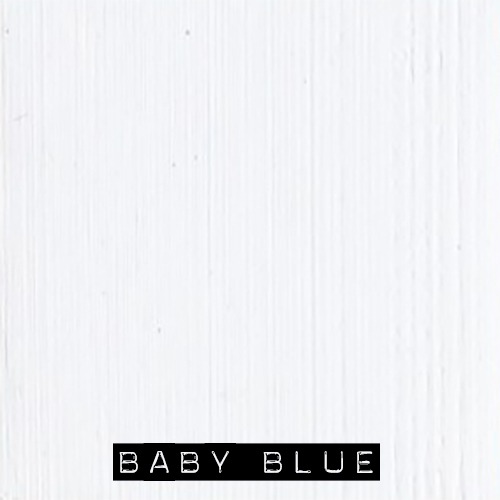 Handgeverfde sample - Blauwe  Krijtverf- Vintage Paint - Baby Blue