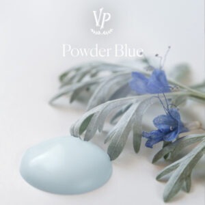 Handgeverfde sample - Blauwe Krijtverf - Vintage Paint - Powder Blue